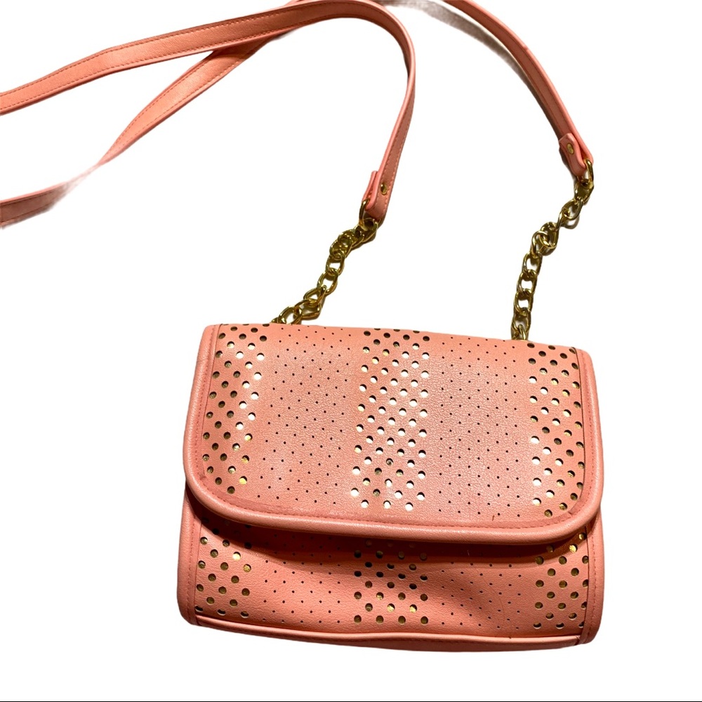 Jessica Simpson Pink & Leopard Print Crossbody